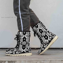 Load image into Gallery viewer, Chiefs Mountain Black and White Polar Winter Boots
