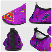 Load image into Gallery viewer, Buffalo Jump Purple Sockamoccs
