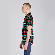 Load image into Gallery viewer, River Trail Sunset Button Up Silk Shirt
