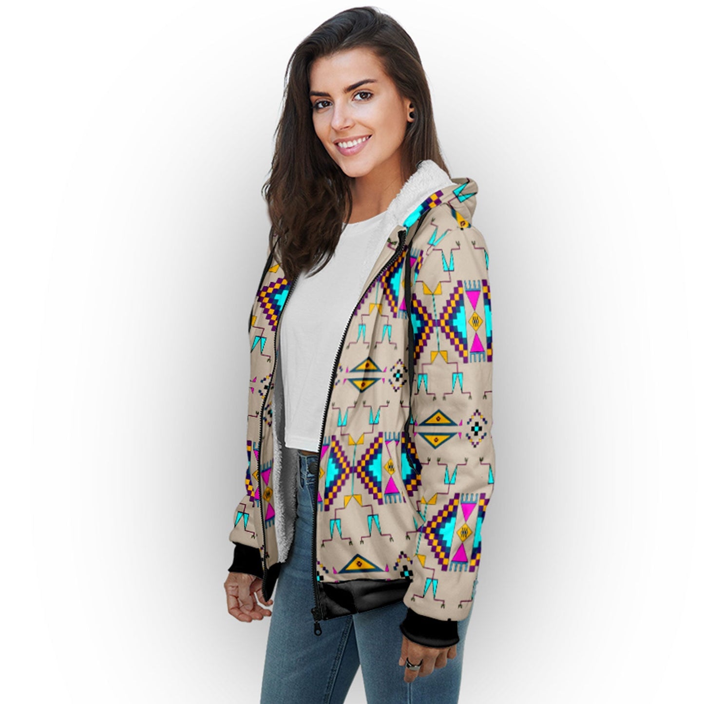 Rite of Passage Sand Sherpa Hoodie