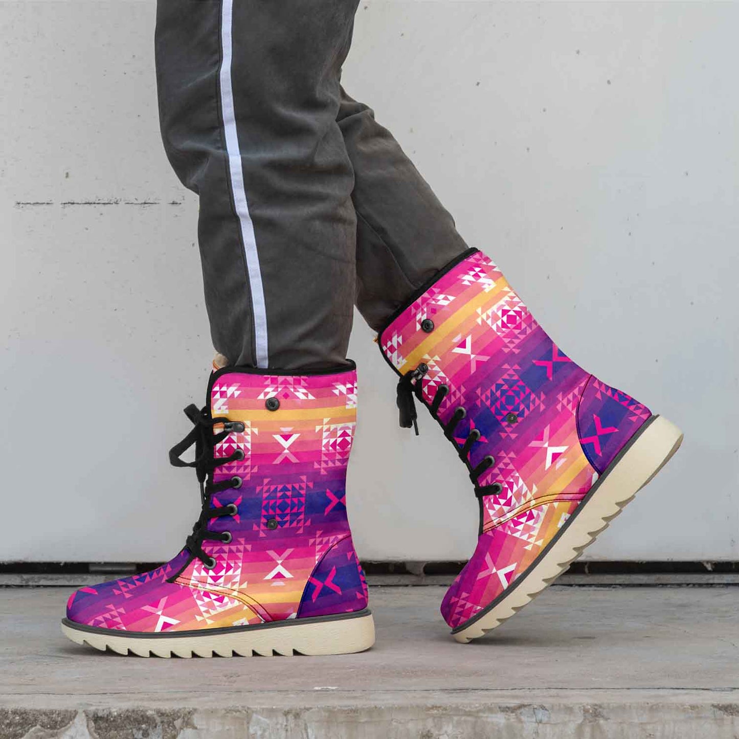 Soleil Overlay Polar Winter Boots