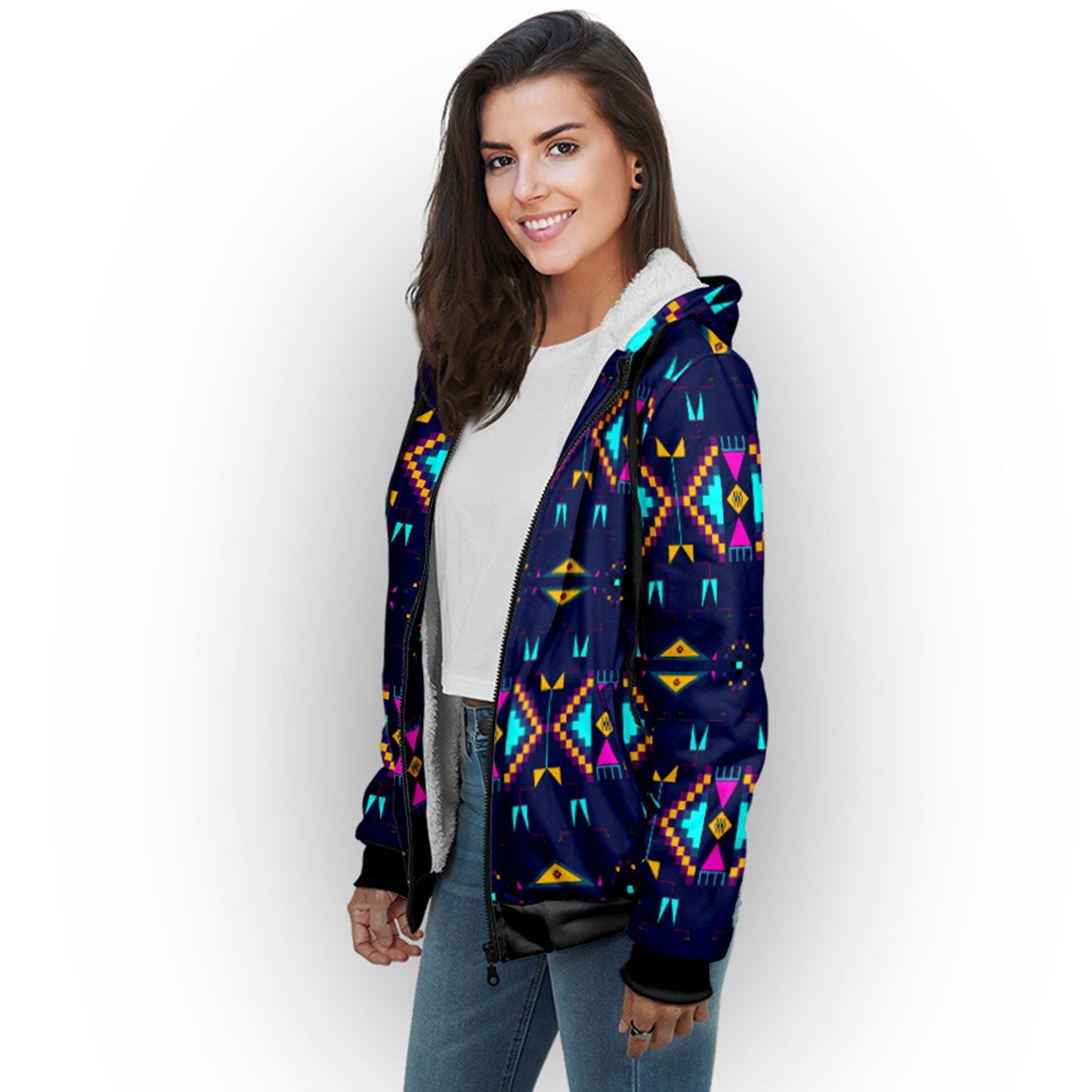 Rite of Passage Prairie Night Sherpa Hoodie