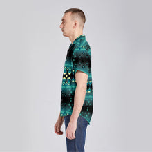 Load image into Gallery viewer, Inspire Green Button Up Silk Shirt
