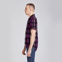 Load image into Gallery viewer, Upstream Expedition Moonlight Shadows Button Up Silk Shirt
