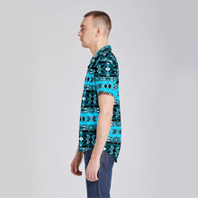 Load image into Gallery viewer, Northern Journey Button Up Silk Shirt
