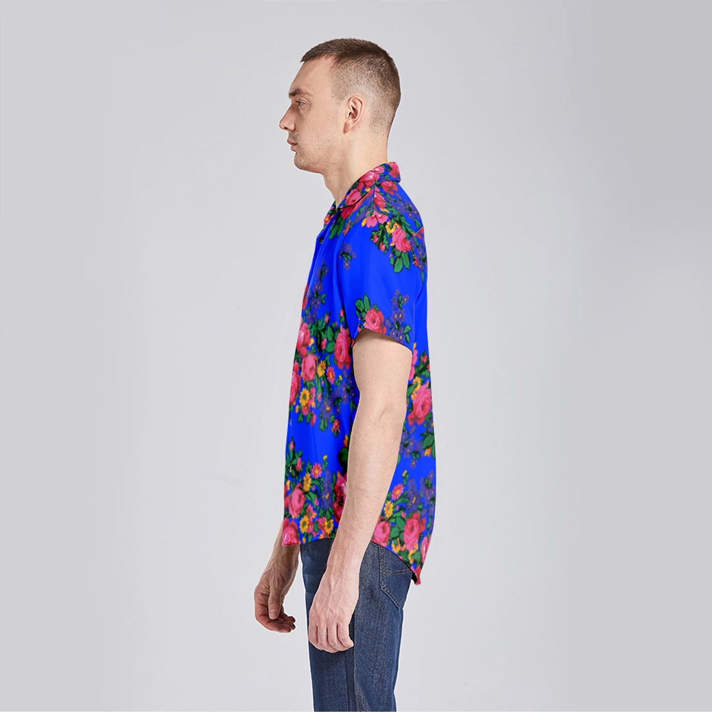 Kokum's Revenge Royal Button Up Silk Shirt