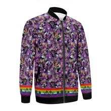 Load image into Gallery viewer, Culture in Nature Purple Zippered Collared Lightweight Jacket
