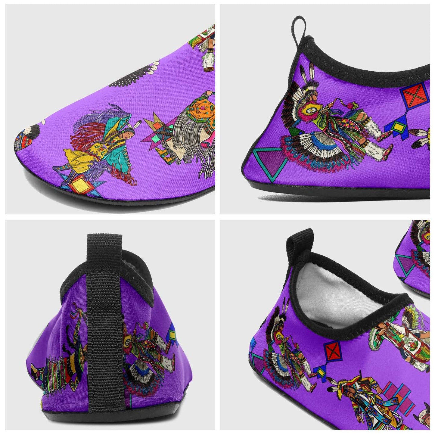 Grand Entry Dancers Purple Sockamoccs