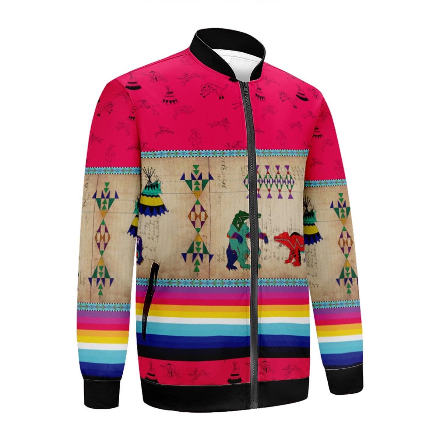 Bear Ledger Berry Lightweight Jacket