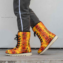 Load image into Gallery viewer, Desert Geo Yellow Red Polar Winter Boots
