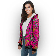 Load image into Gallery viewer, Berry Pop Blush Sherpa Hoodie
