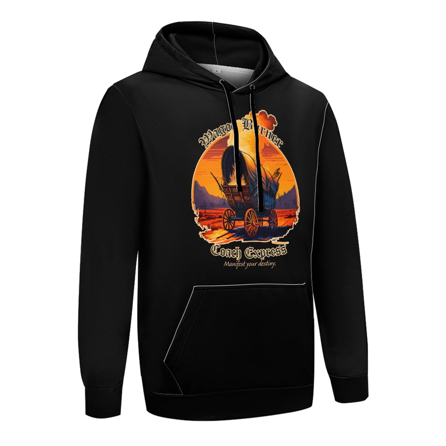 Wagon Burner Coach Express 49Dzine Novelty Hoodie