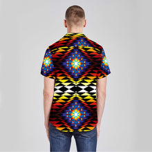 Load image into Gallery viewer, Sunset Blanket Button Up Silk Shirt
