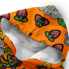 Load image into Gallery viewer, Berry Pop Carrot Sherpa Hoodie
