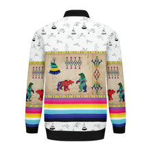 Load image into Gallery viewer, Bear Ledger White Clay Zippered Collared Lightweight Jacket
