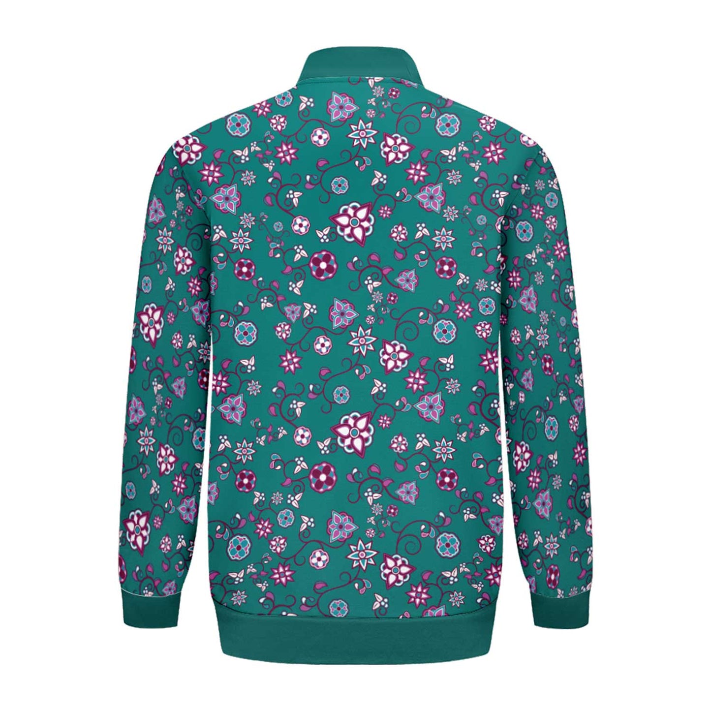 Burgundy Bloom Lightweight Jacket