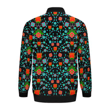 Load image into Gallery viewer, Floral Damask Upgrade Youth Zippered Collared Lightweight Jacket
