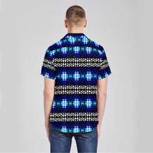 Load image into Gallery viewer, Writing on Stone Night Watch Button Up Silk Shirt
