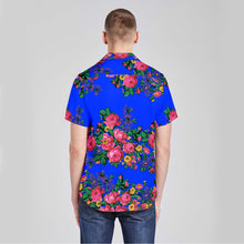 Load image into Gallery viewer, Kokum&#39;s Revenge Royal Button Up Silk Shirt
