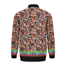 Load image into Gallery viewer, Culture in Nature Orange Zippered Collared Lightweight Jacket
