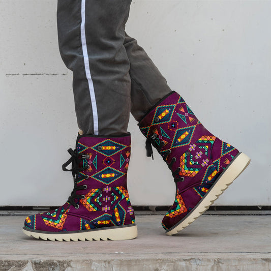 Travois Tipi Berry Polar Winter Boots