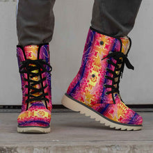 Load image into Gallery viewer, Kaleidoscope Dragonfly Polar Winter Boots
