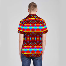 Load image into Gallery viewer, Visions of Peace Button Up Silk Shirt
