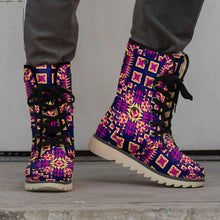 Load image into Gallery viewer, Kaleidoscope Bleu Polar Winter Boots
