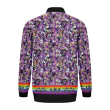 Load image into Gallery viewer, Culture in Nature Purple Zippered Collared Lightweight Jacket
