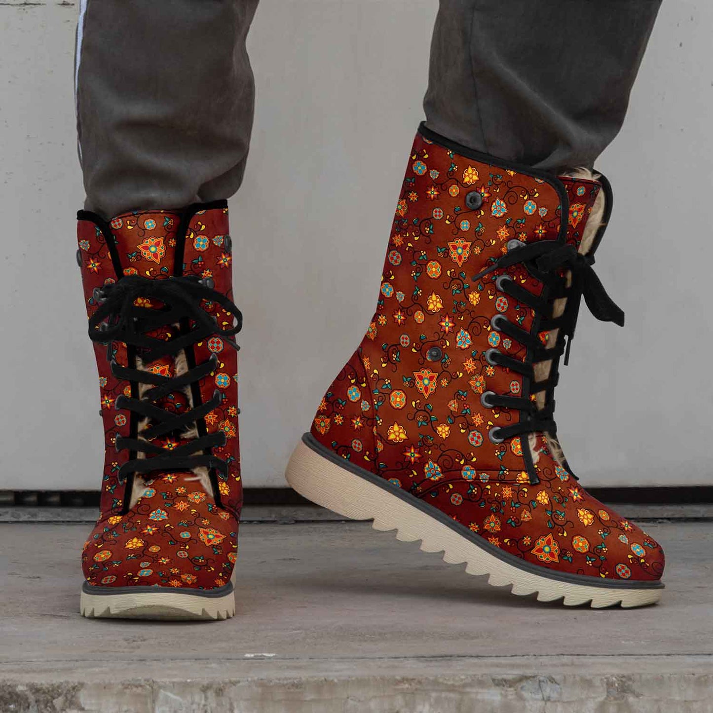Fire Bloom Shade Polar Winter Boots