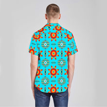 Load image into Gallery viewer, Rising Star Harvest Moon Button Up Silk Shirt
