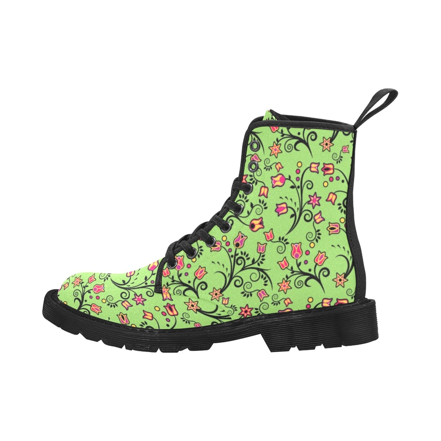 LightGreen Yellow Star Boots