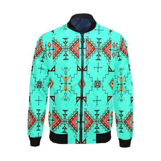 Thunder Flight Turquoise Bomber Jacket