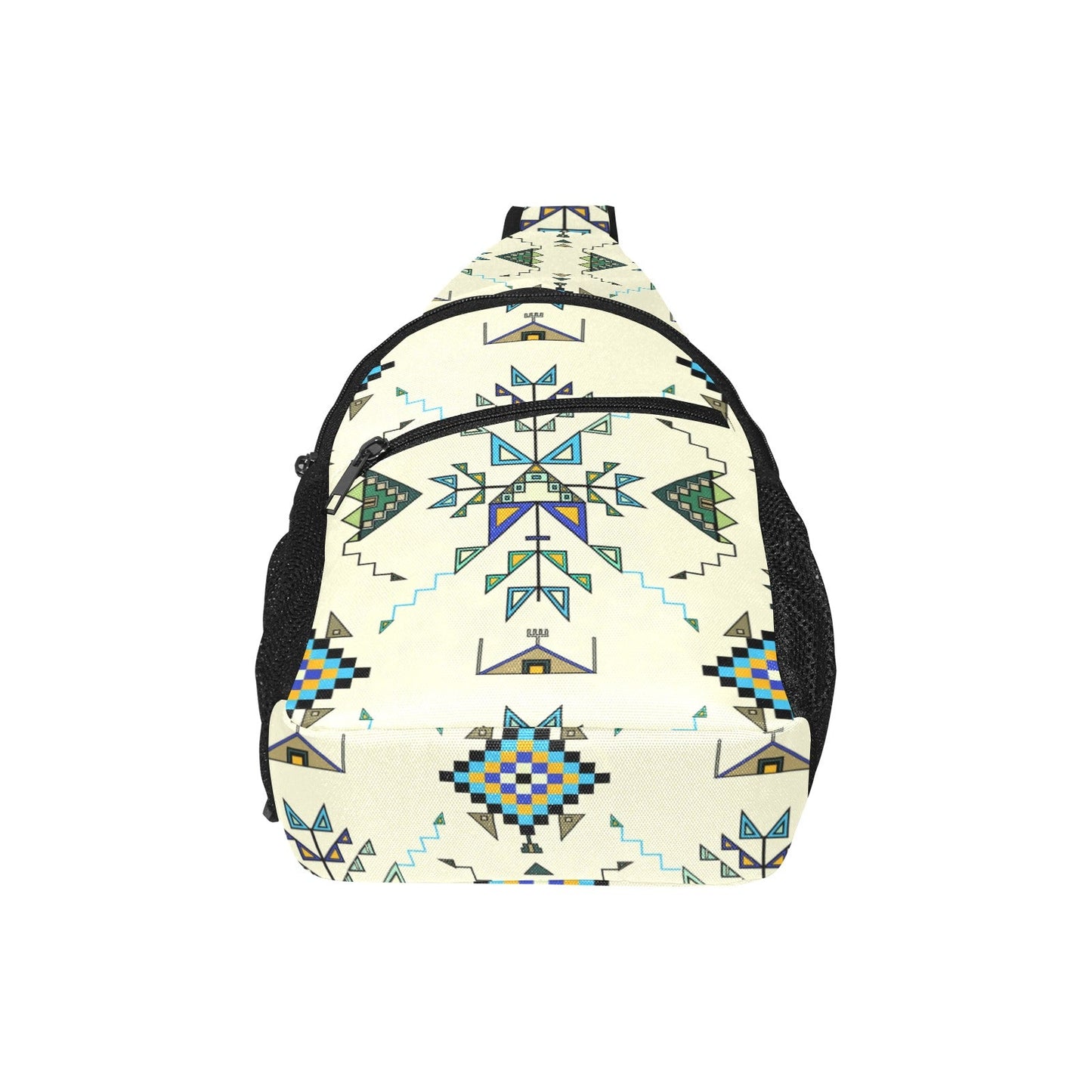 Bear Shield Cream Chest Bag