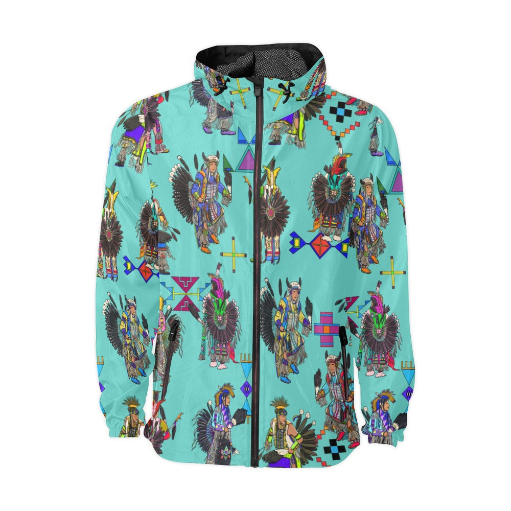 Men's Tradish Dancers Eggshell Blue Men's Windbreaker