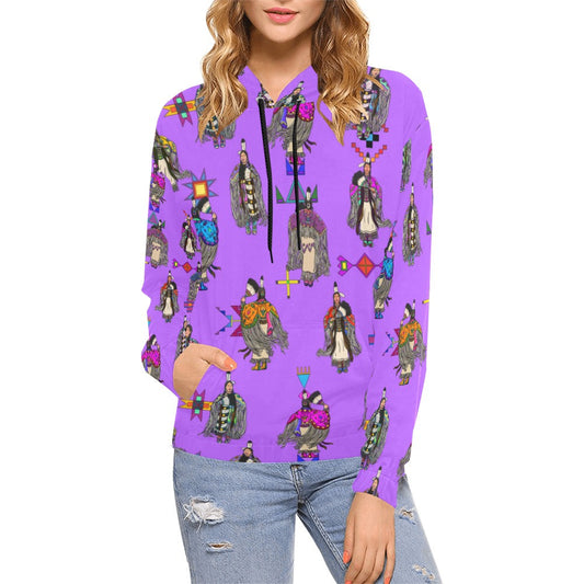 Women's Tradish Dancers Purple Hoodie for Women