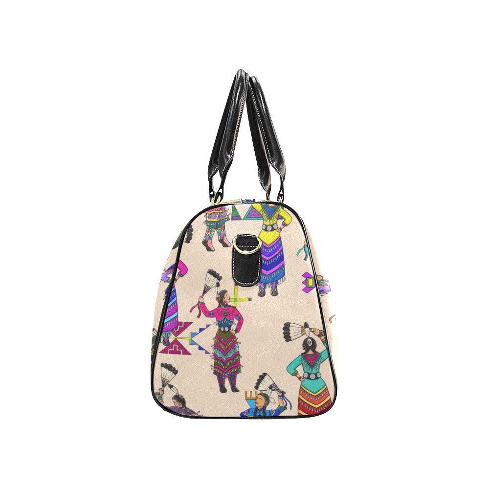 Women's Jingle Dancers Muslin Large Travel Bag