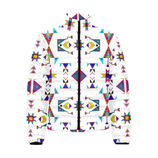 Enemy Territory White Padded Jacket