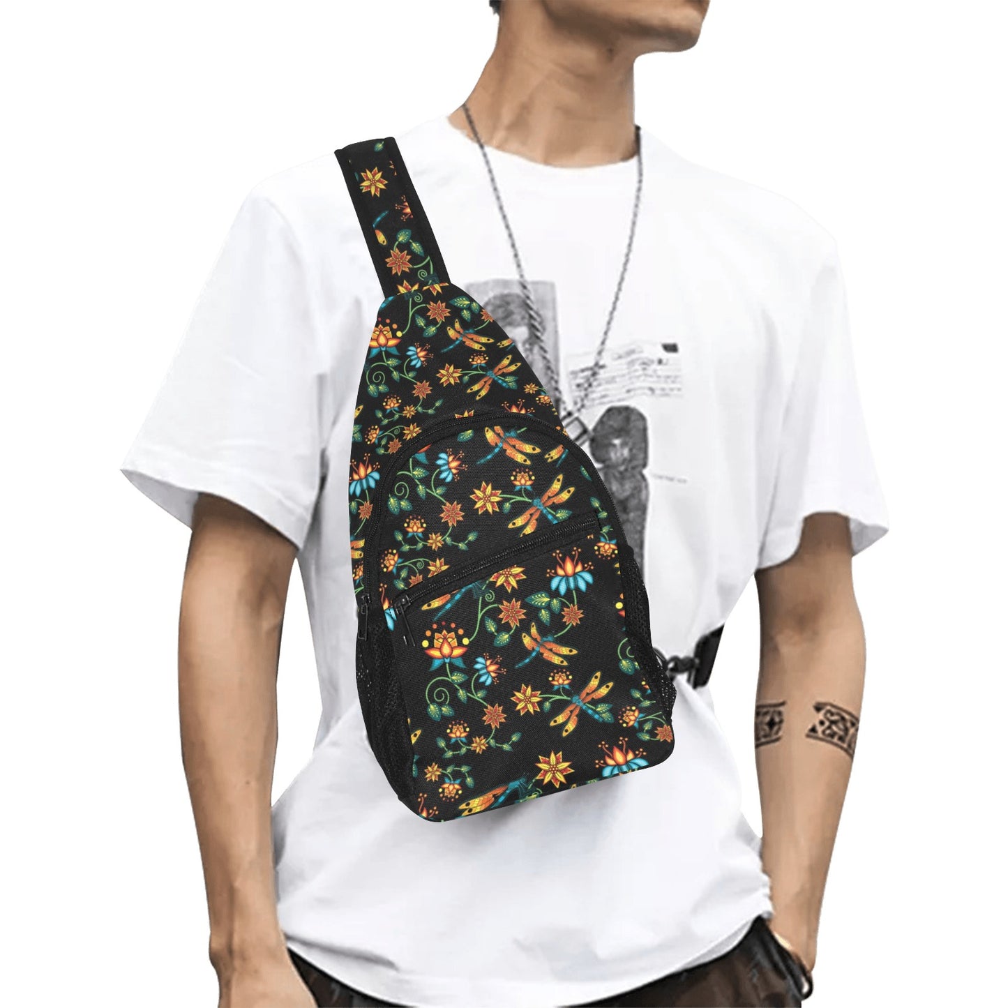 Dragon Lily Chest Bag