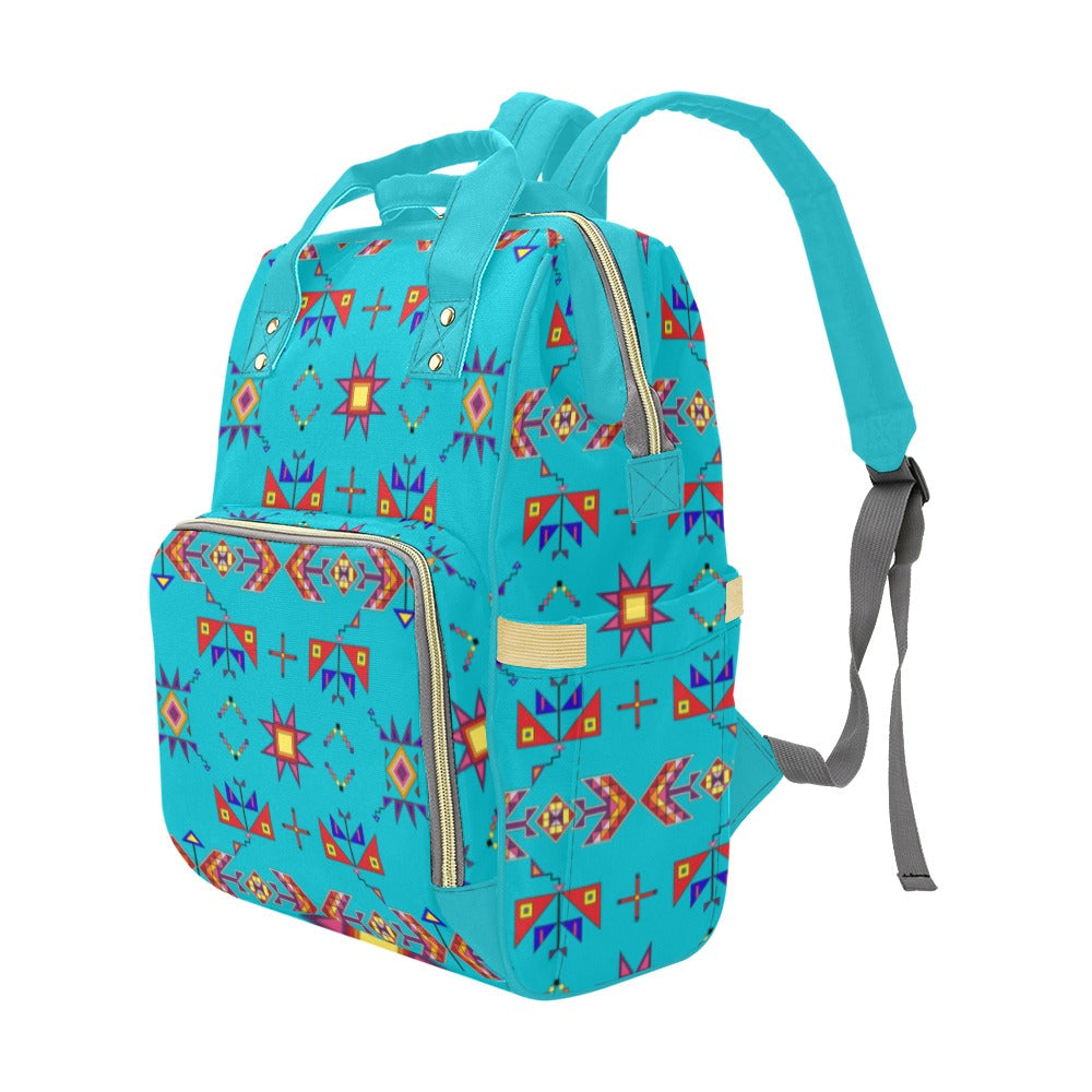 Scattered Generations Turquoise Multi-Function Diaper Backpack