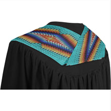 Load image into Gallery viewer, Diamond in the Bluff Turquoise Graduation Stole
