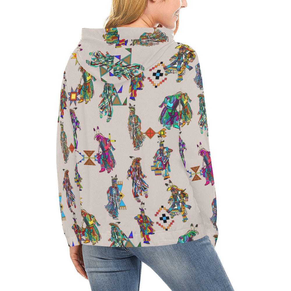 Men's Grass Dancers Muslin Hoodie for Women