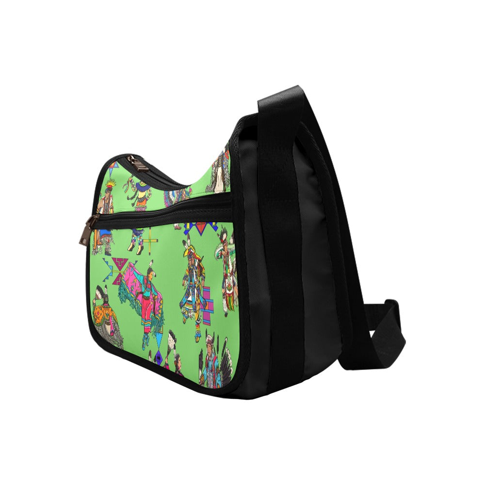 Grand Entry Dancers Grass Crossbody Bag