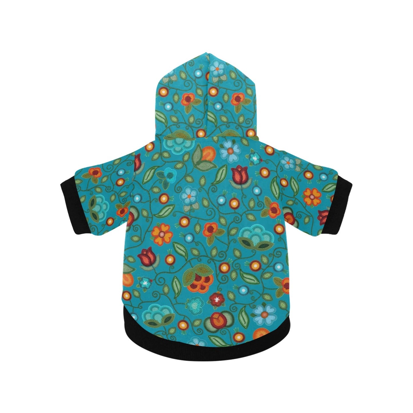 Prairie Fire Petals Ocean Pet Hoodie