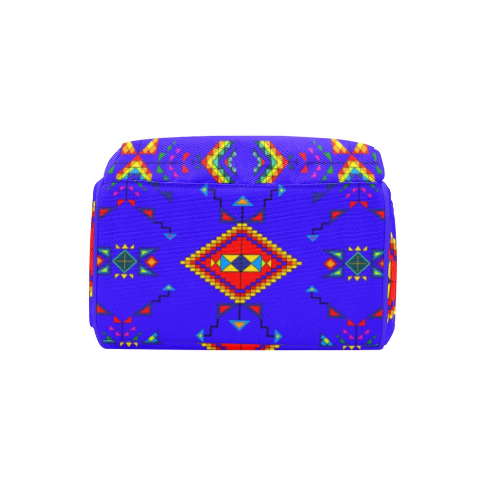 Buffalo Jump Blue Multi-Function Diaper Backpack