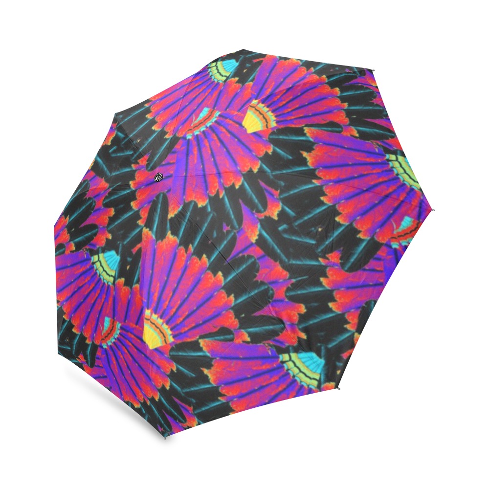 Eagle Feather Remix Foldable Umbrella