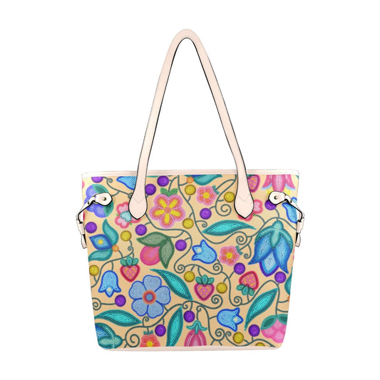 Sweet Offering Cream Clover Canvas Tote