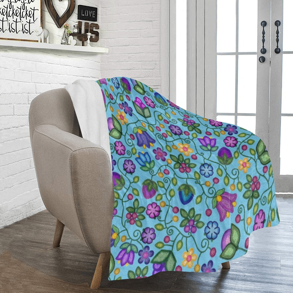 Bloom Uplift Sky Large Micro Fleece Blanket
