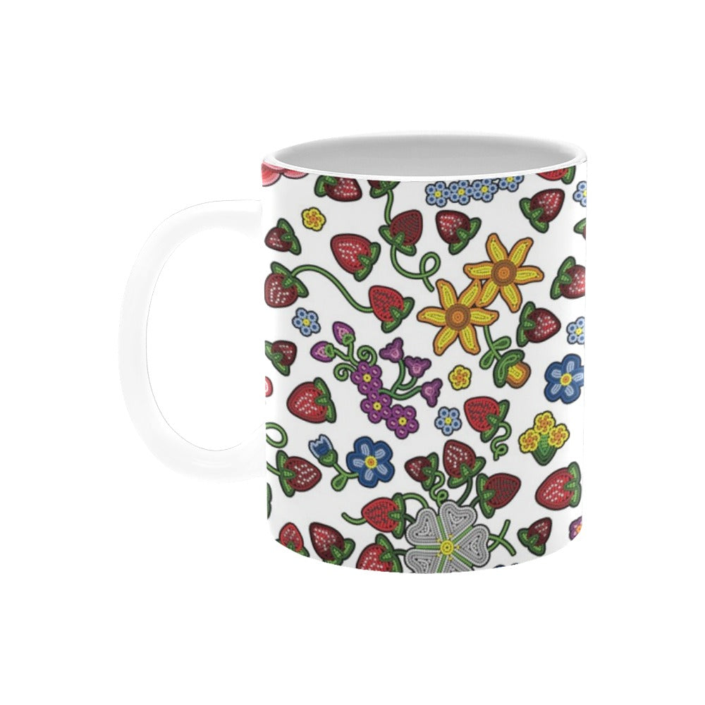 Berry Pop White Mug