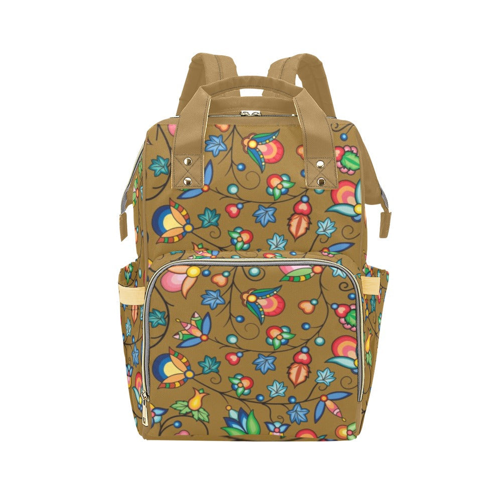 Prairie Plains Spirit Fall Leaves Multi-Function Diaper Backpack